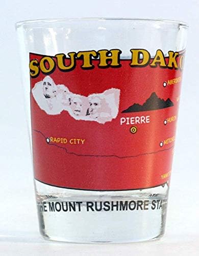 Güney Dakota Rushmore Dağı All-American Koleksiyonu Shot Glass