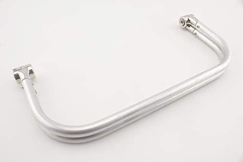 3 Dancraftit 8 inç Gümüş Nikel alüminli Boru Şeklindeki İç Menteşe Doktor Çanta Çerçeve Çanta Çerçeve Çanta Yapımı için Z20