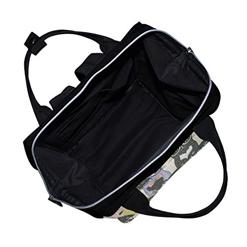 Bebek bezi çantaları sırt çantaları Mumya sırt çantası ile sanat karikatür serin Kediler Seyahat Laptop Sırt çantası