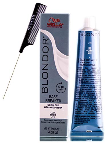 BLONDOR Base Breaker Silk Blend Melange Soyeux Kalıcı Saç Rengi Boyası, 5-10 dakika (Şık Taraksız) BlondorPlex Bond Builder