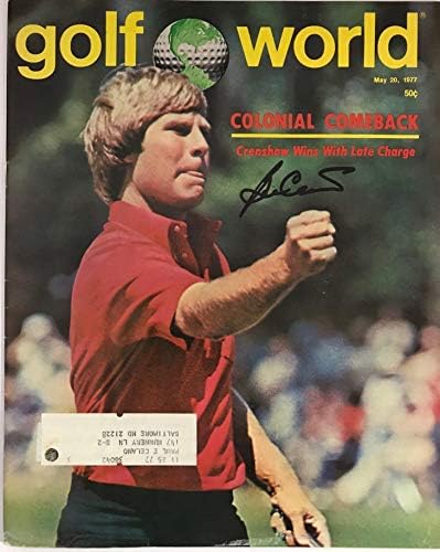 Ben Crenshaw İmzalı Golf Dünyası Dergisi 20 Mayıs 1977-İmzalı Golf Dergileri