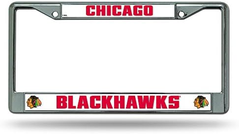 NHL Chicago Blackhawks Standart Krom Plaka Çerçevesi
