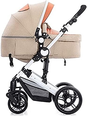 YZPTD Strollers Bebek Arabası Cabrio Beşik Arabası Katlanabilir Oturabilir ve Yalan Aşağı 0-3 Yaş Bebek Seyahat Buggy için