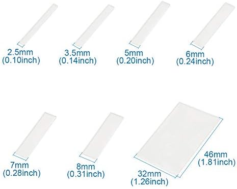 Kissitty 6 Çeşitli Görünmez Parmak Yüzük Boyutu Ayarlayıcı Temizle TPU Yüzükler Sizer Tek Kullanımlık Kullanım için Gevşek