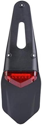 Motosiklet fren kuyruk ışıkları LED Meclisleri spor ışık arka çamurluk plaka ışıklar Dirt Bike için(Kırmızı)
