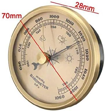 MİOAHD Ev Basınç Göstergesi Duvar Asılı Barometre İşlevli Termometre Higrometre