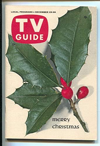 TV Rehberi 12/23/1961-Mutlu Noeller-Holly kapağı-Illinois-Etiketsiz - haber standı kopyası-VF-