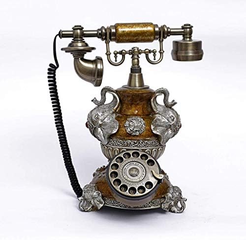 NSHDR Tasarım Antika Telefon-Döner Telefon-Kablolu Retro Telefon - Vintage Dekoratif Telefonlar