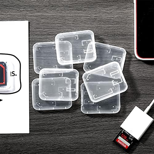 30 Parça Mikro Hafıza Kartı Vaka Temizle Hafıza Kartı Taşıyıcı Depolama Tutucu Plastik Dijital Kart Saklama Kutusu Telefon