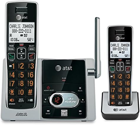 Dijital Telesekreterli ATT CL82213 DECT 6.0 Genişletilebilir Kablosuz Telefon Sistemi