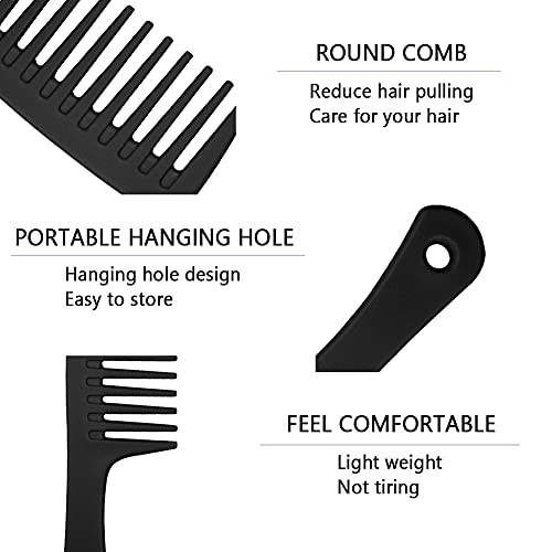 Kıvırcık Saçlar için Geniş Dişli Tarak Islak Saçlar, Kadınlar için Dolaşık Açıcı Tarak Saç Tarakları, Uzun Kalın Dalgalı Saçlar