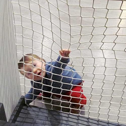 GHHZZQ 6mm tırmanma ağı Çocuklar için Balkon Korkuluk Koruma Oyun Alanı Halat Örgü Naylon güvenlik ağı Kargo Römork Netleştirme