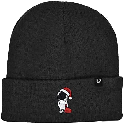 DALİX Noel Astronot Beanie sıcak kış kap işlemeli şapka