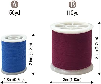 LEONİS 30 Renk Seti Kullanışlı Polyester Dikiş İplikleri 50 Yards / 45 m Her 5 adet[ 93011-5 adet ]