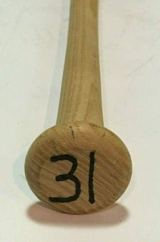 Mike Piazza imzalı Oyun kullanılmış Mets Big Stick Yarasa imzalı PSA / DNA COA İmzalı MLB Yarasalar