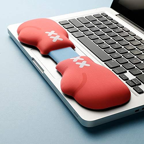 Mouse Pad ve Fare Bilek Dinlenme Kırmızı boks eldiveni Tasarım El Bilek Dinlenme Pedi Mekanik Oyun Klavyesi Ev Ofis Kullanımı