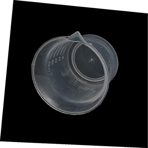 X-DREE 5 adet 25 ml PP Plastik Hacimsel Ölçüm Fincan Konteyner Beher 45mm x 40mm(5 adet 25 ml PP vaso de plástico volumétrico