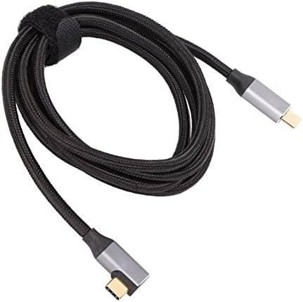 USB C'den USB C Kablosuna, 60hz'de 4K Çok Fonksiyonlu Dik Açı Rahat Tutuş PD USB C Kablosu 3'ü 1 Arada Dizüstü Bilgisayarlar