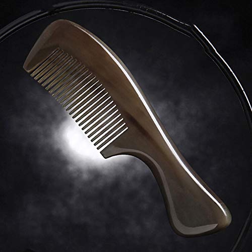 Dolaşık açıcı Fırça Doğal Boynuz Tarak Ince Diş Tarak Kıvırcık Saç Tarak Erkekler ve Kadınlar için El Yapımı Boynuz Tarak Masaj