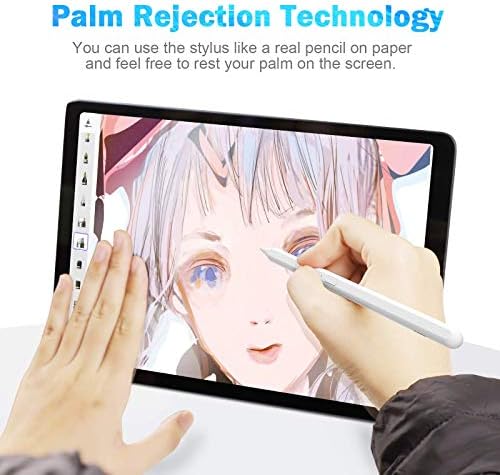 Stylus Kalem için iPad 9th Nesil, Palm Reddetme ve Tilt Algılama Kalem için (2018 ve Üstü) iPad Pro 11 inç / 12.9 inç, iPad