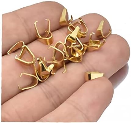 Froiny 200 adet Altın Klipsler Kefaletler Charm Kavun Tohumları Toka Kolye DIY Kolye Bilezik Konnektörler Takı Yapımı