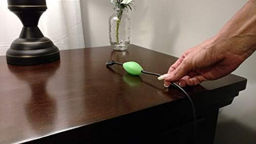 Cep Telefonları, Tabletler, dizüstü bilgisayarlar için Kablo Sümüklü Böcek Şarj Kablosu Tutucusu (Yeşil)