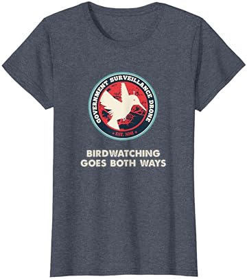 Kuşlar Kuş Gözlemciliği Her İki Yöne De Gider gerçek gerçek T-Shirt
