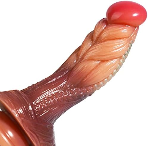 Güçlü Vantuz ile gerçekçi Yapay Penis, sıvı Silikon 7.3 İnç Yapay Penis Anal Plug Canavar Dildos Prostat Masajı Yetişkin Seks