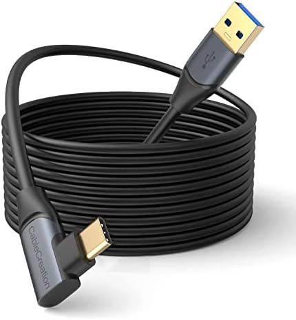 Paket - 2 Ürün: CableCreation USB3. 1 USB C Dişi USB Erkek Adaptör 5Gbps 3A Hızlı Şarj, Görev Bağlantı Kablosu 10 FT, CableCreation