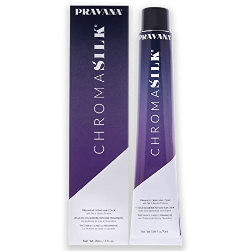Pravana ChromaSilk Creme Saç Rengi-10.08 Ekstra Hafif Şeffaf İnci Unisex, Siyah, 3 Floz (1 Paket)