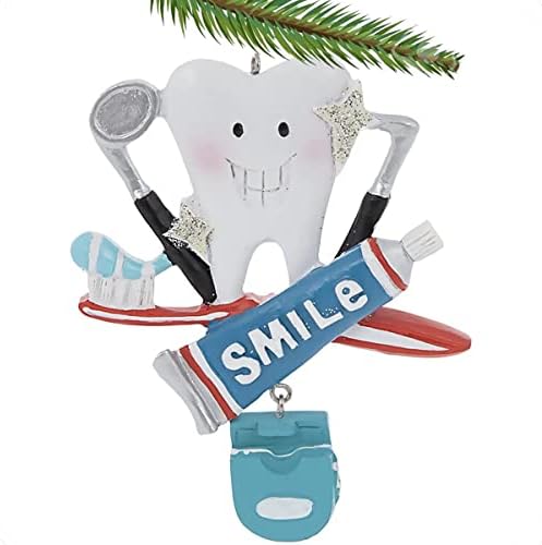 Diş hekimi Noel Süs Ağacı Süslemeleri, Diş Hekimliği Ofis Asılı Dekor, diş Hijyenist Hediyeler için Yıl Boyunca veya Tatil