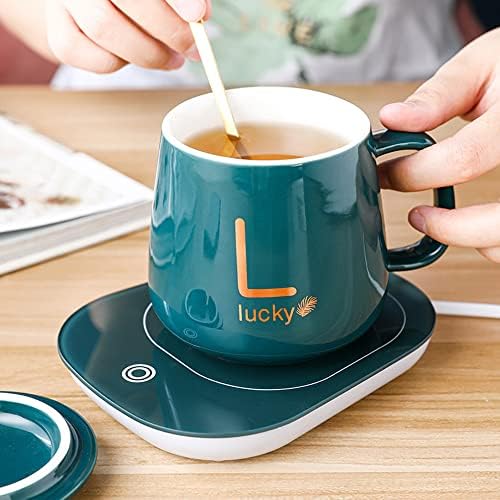 Kahve fincanı ısıtıcı,akıllı termostat Coaster 55 derece ısıtma otomatik termostat Fincan, Kahve için Kullanılan, süt, çay