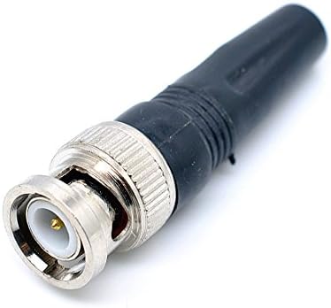Willwin 10 Adet Lehimsiz Koaksiyel Kablo Plastik Kuyruk BNC Erkek Düz Konnektör