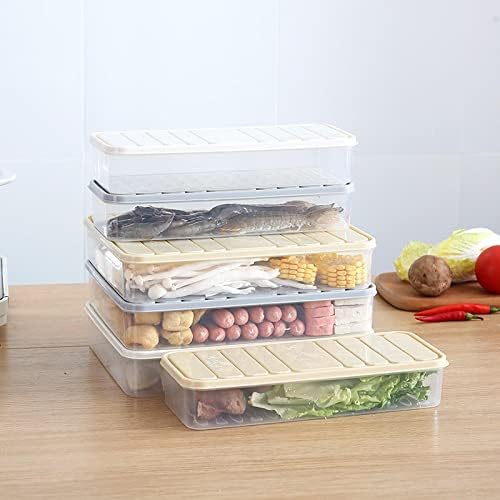NA Mutfak Kasa Buzdolabı saklama kutusu Plastik Kutu Gıda Sızdırmazlık Kutusu Sebze Kutusu Gıda Koruma Kutusu Büyük Kayısı